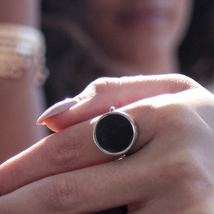 Black edition lip ring